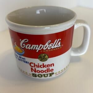 Campbells Chicken Noodle Soup Feel Better Vintage Mug Westwood 1997